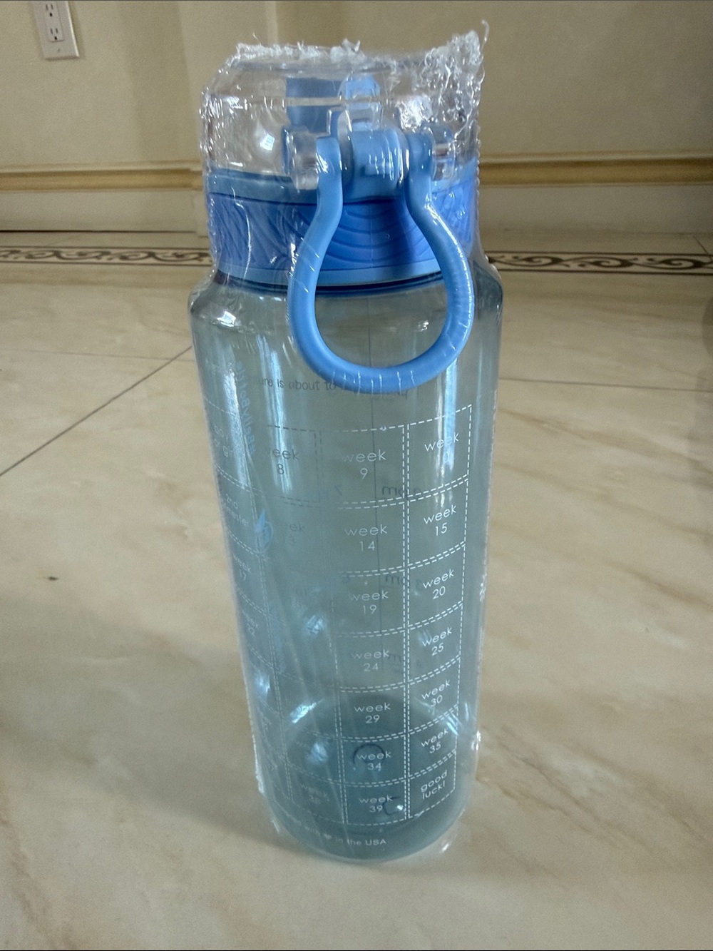 NEW belly bottle Pregnancy Water Bottle
Intake Tracker